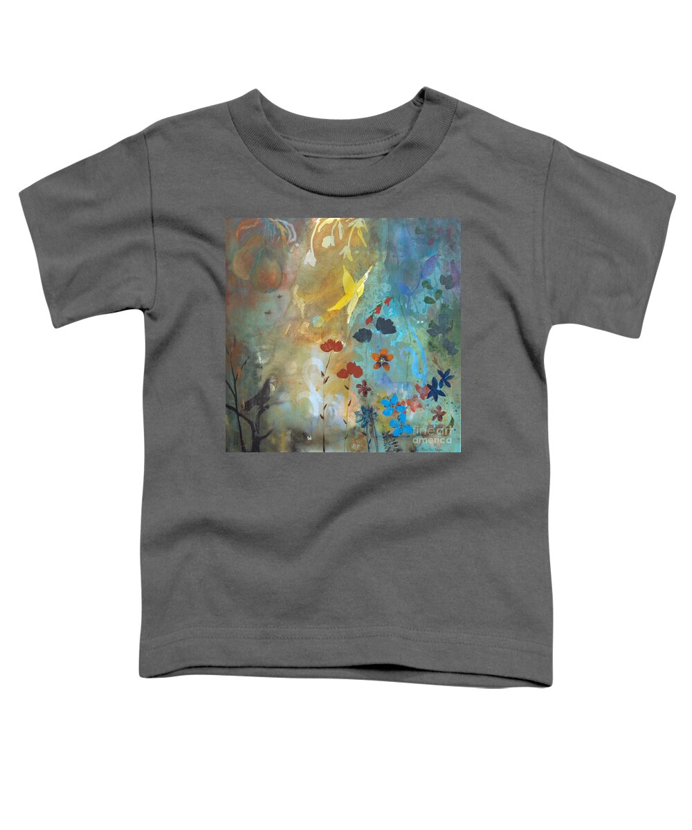 Rejuvenate Toddler T-Shirt featuring the painting Rejuvenate by Robin Pedrero