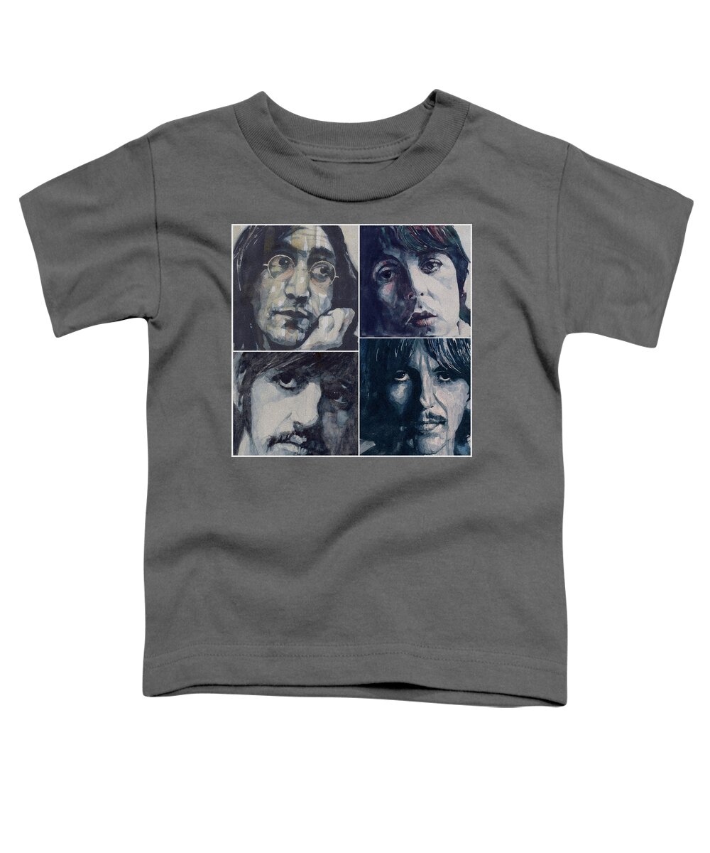 The Beatles Toddler T-Shirt featuring the painting Reunion by Paul Lovering