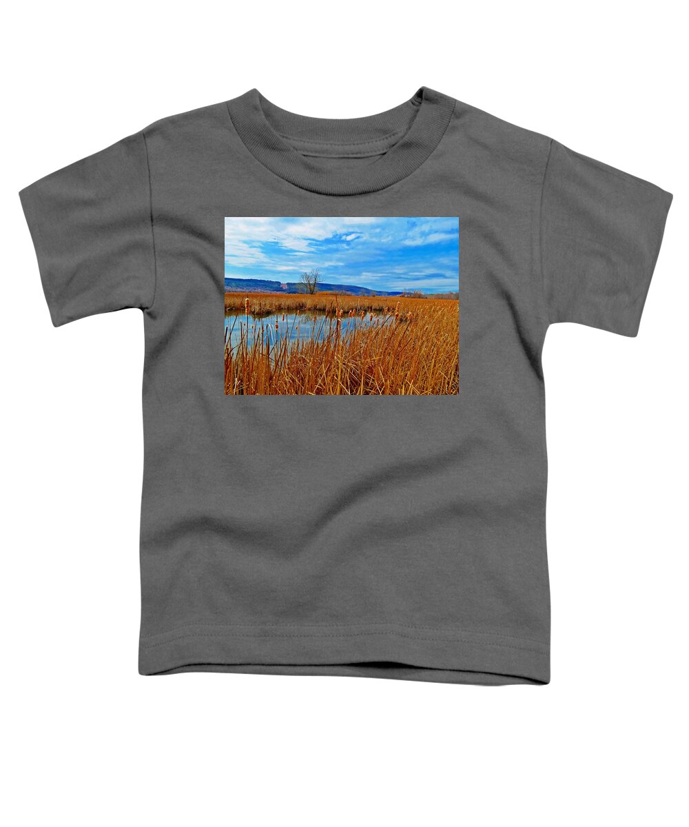 Connecticut River Toddler T-Shirt featuring the photograph River Scene by MTBobbins Photography