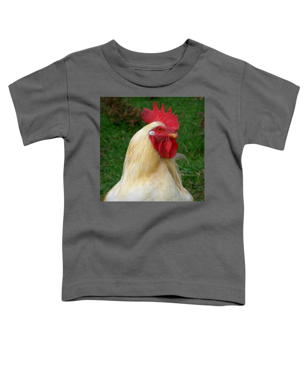 Skompski Toddler T-Shirt featuring the photograph Rooster Cogburn by Joseph Skompski