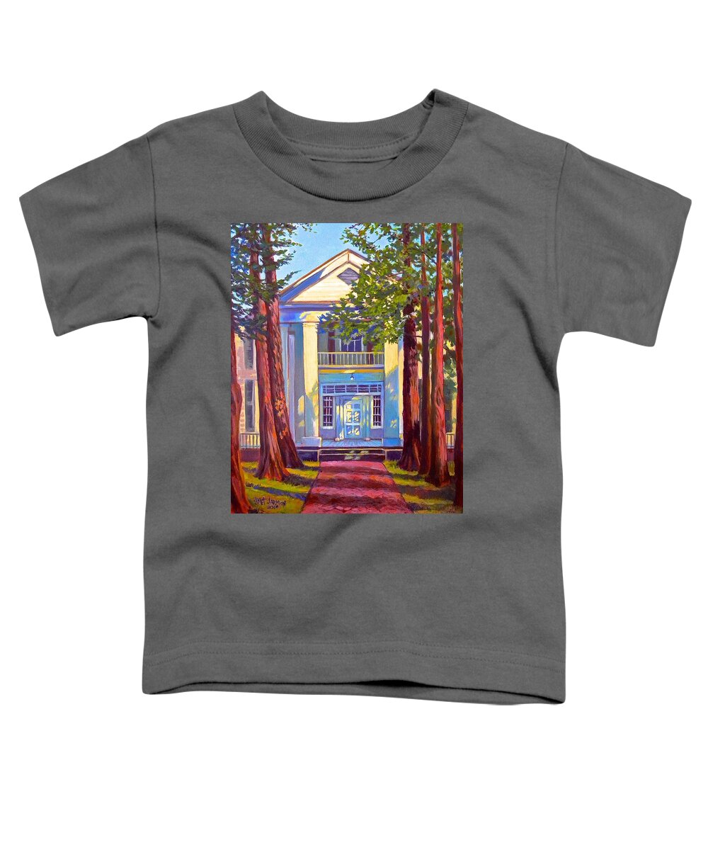 William Faulkner Toddler T-Shirt featuring the painting Rowan Oak by Jeanette Jarmon