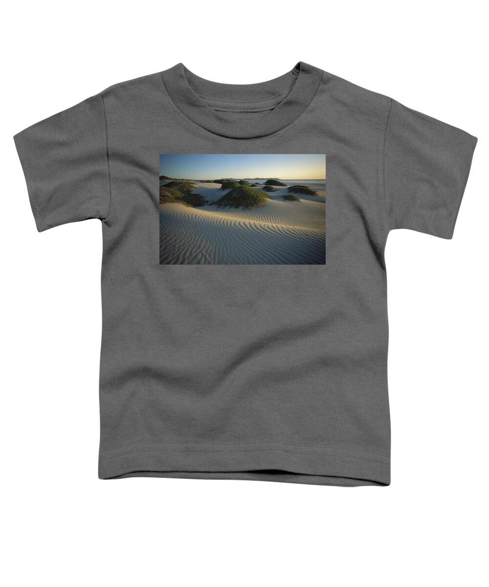 Feb0514 Toddler T-Shirt featuring the photograph Sand Dunes Magdalena Island Baja by Tui De Roy