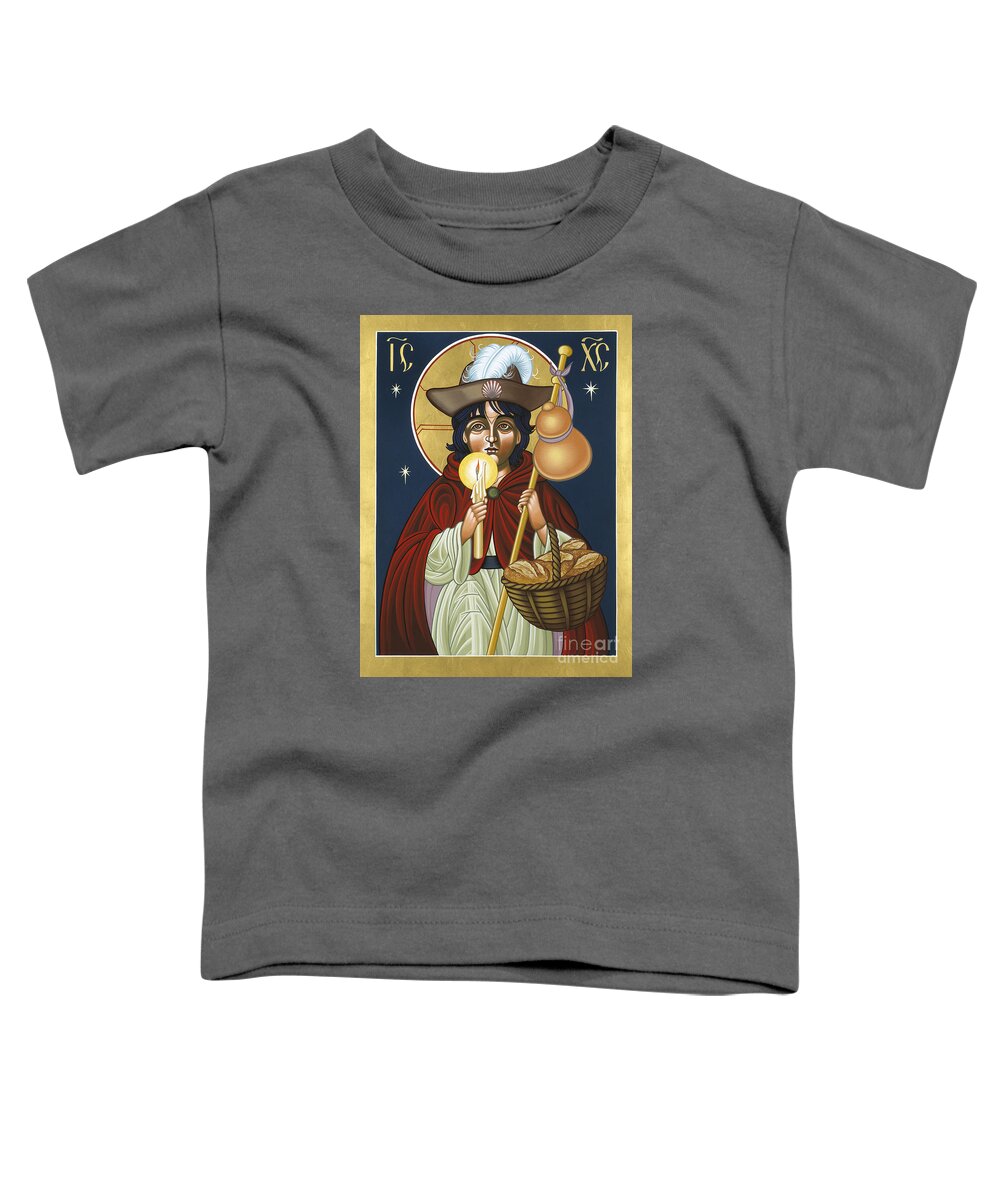Icon Toddler T-Shirt featuring the painting Santo Nino de Atocha 133 by William Hart McNichols
