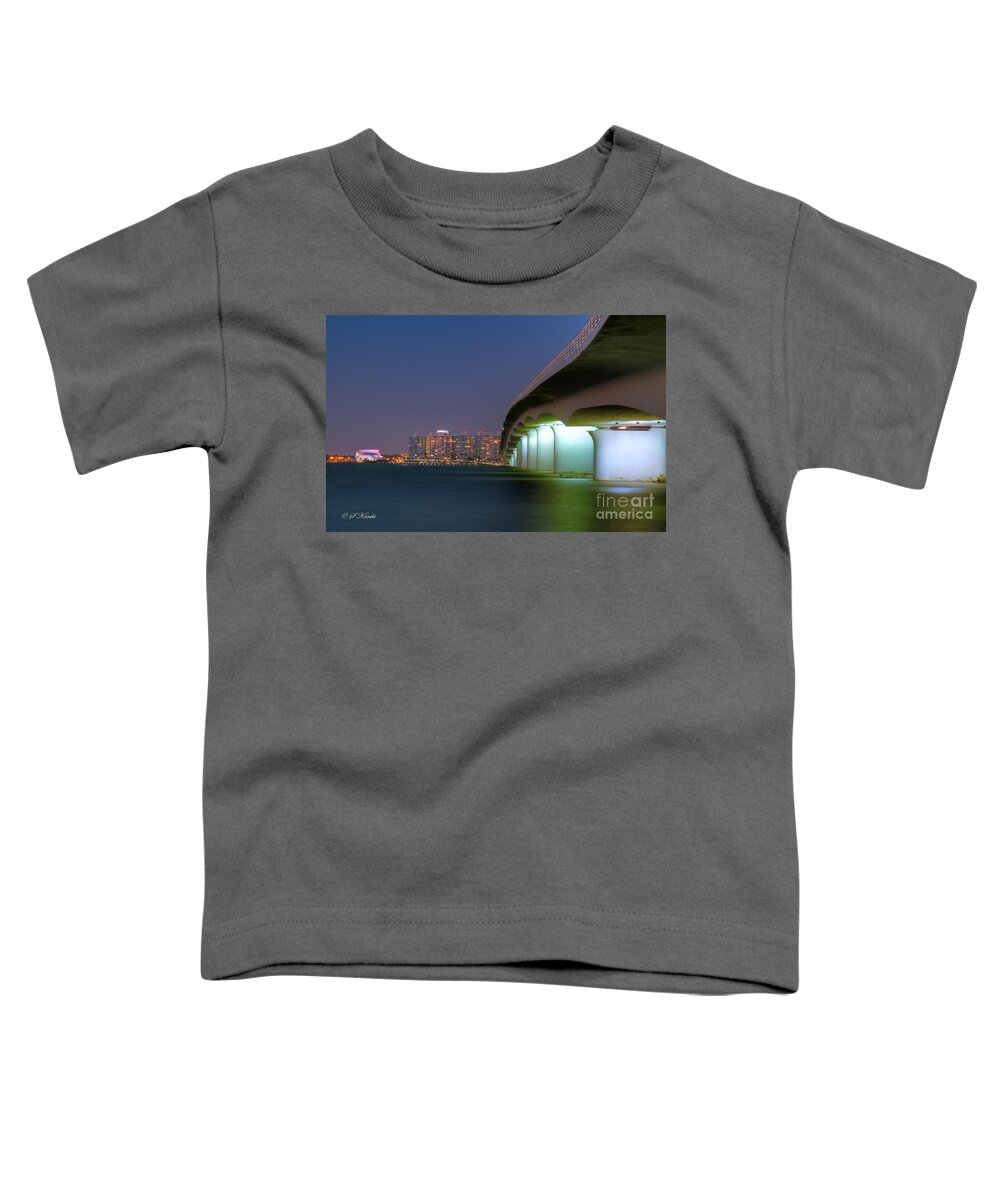 Fl Toddler T-Shirt featuring the photograph Sarasota Ringling Causeway by Sue Karski