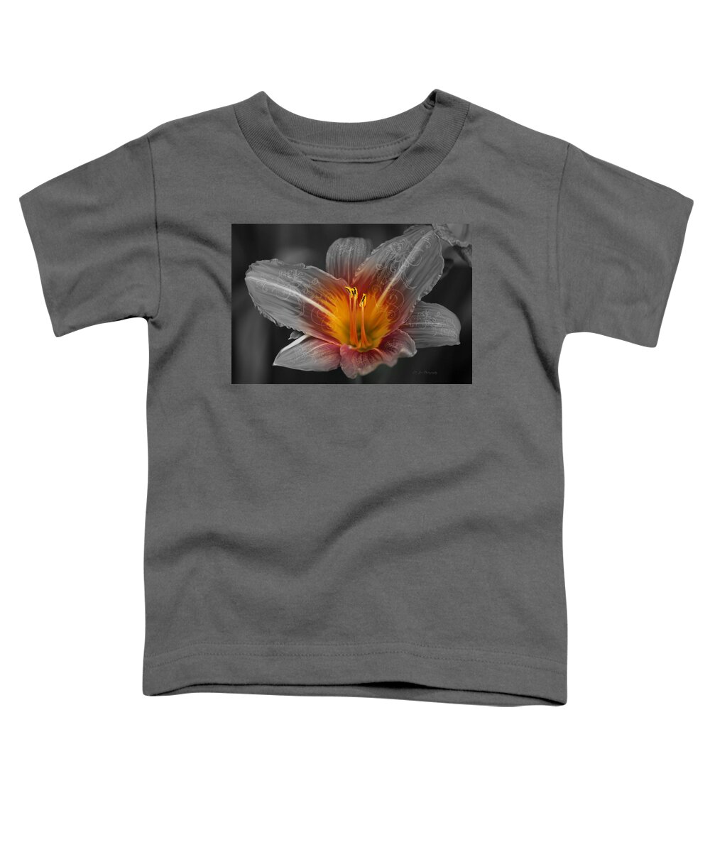 Day Lily Toddler T-Shirt featuring the photograph Say Something by Jeanette C Landstrom