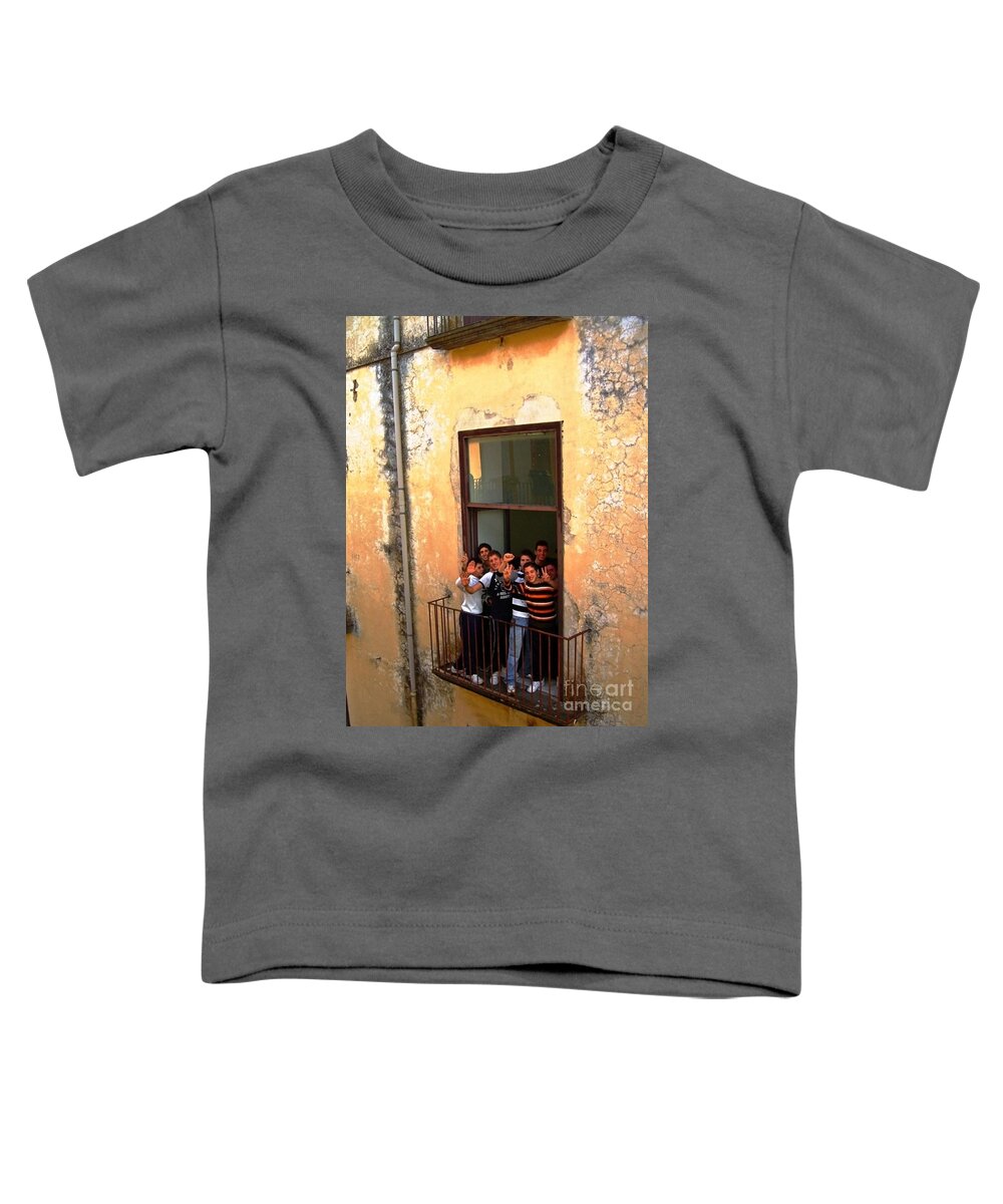 Children Toddler T-Shirt featuring the photograph Schools Out by Phillip Allen