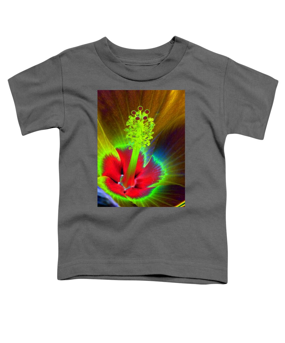 Hibiscus Toddler T-Shirt featuring the photograph Shades of Summer - PhotoPower 2306 by Pamela Critchlow