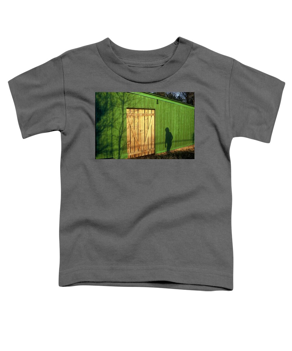 Abstract Toddler T-Shirt featuring the photograph Shadow Man by Rodney Lee Williams
