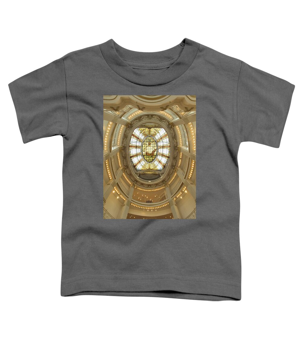 Architecture Toddler T-Shirt featuring the photograph Skylight by Steve Ondrus