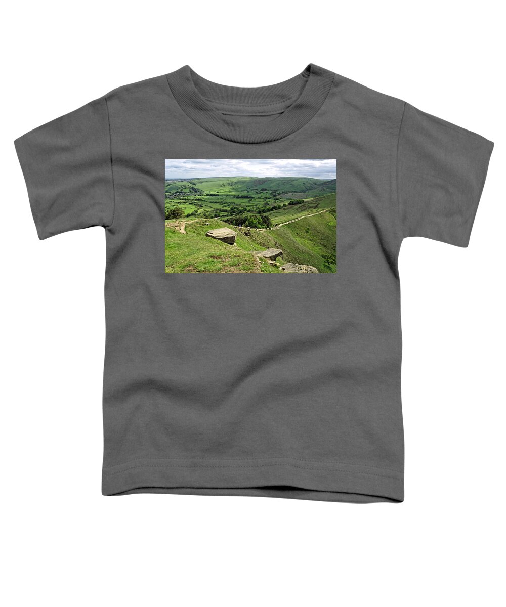 Britain Toddler T-Shirt featuring the photograph South from the Summit of Back Tor by Rod Johnson
