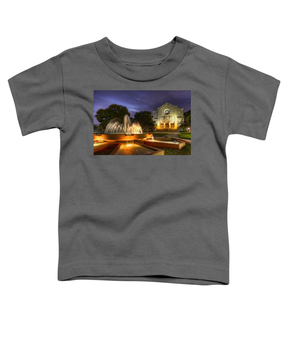 Tim Stanley Toddler T-Shirt featuring the photograph South Main Baptist Church by Tim Stanley