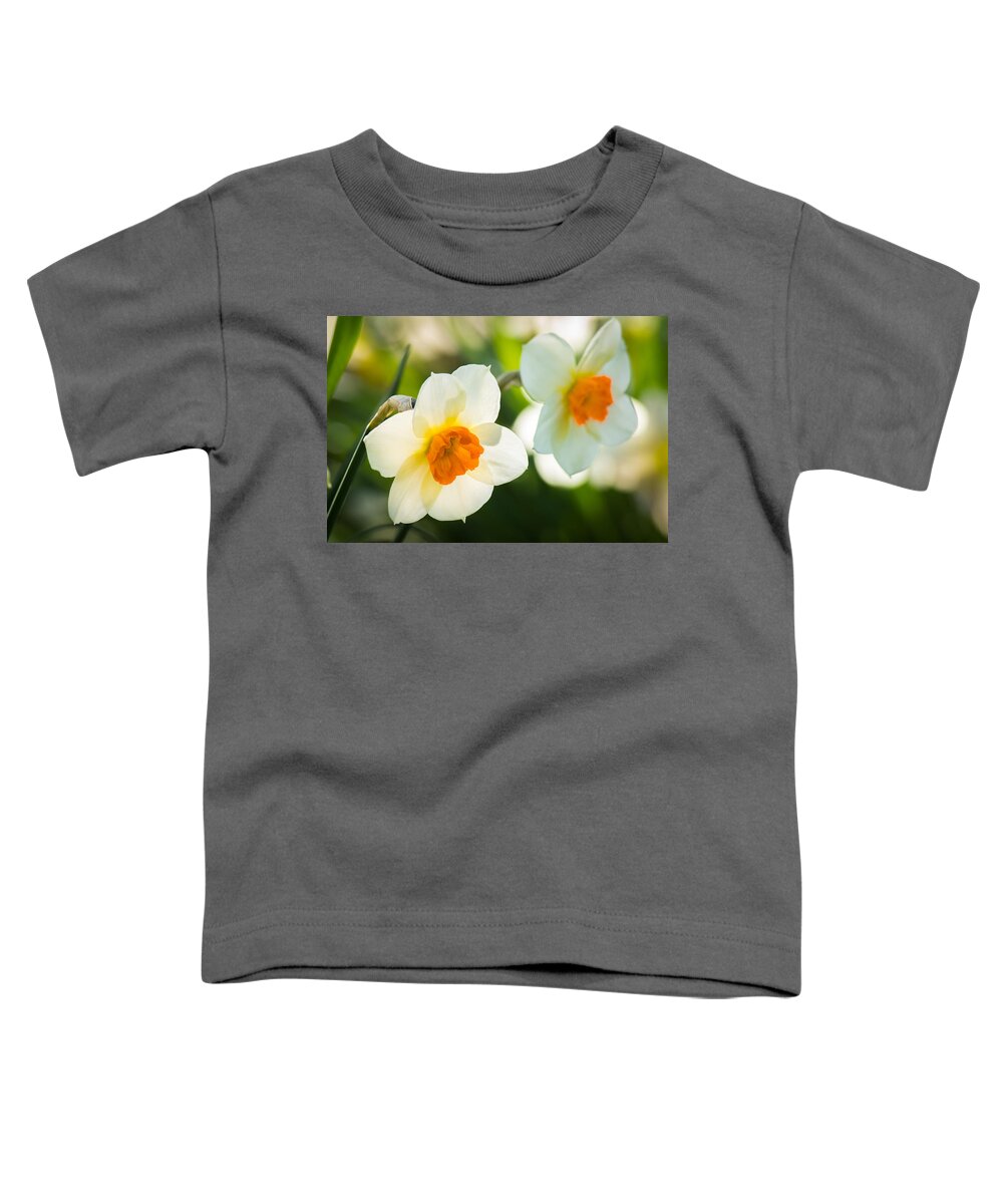 White Toddler T-Shirt featuring the photograph Spring Glow by Bill Pevlor