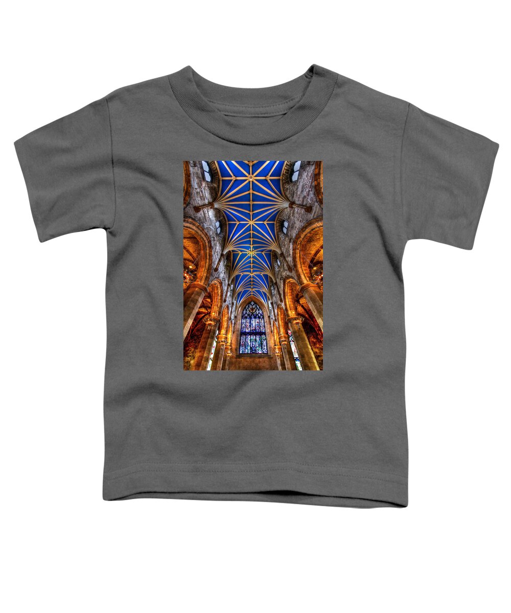 Edinburgh Toddler T-Shirt featuring the photograph St Giles Cathedral Edinburgh by Jenny Setchell
