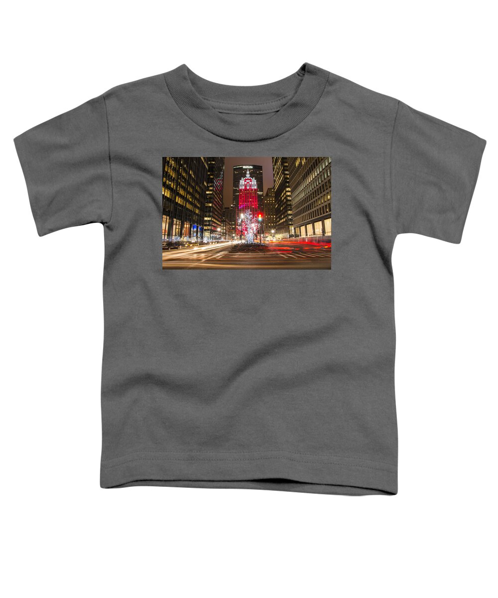 Met Life Toddler T-Shirt featuring the photograph Starting to Look a lot like Christmas by Theodore Jones
