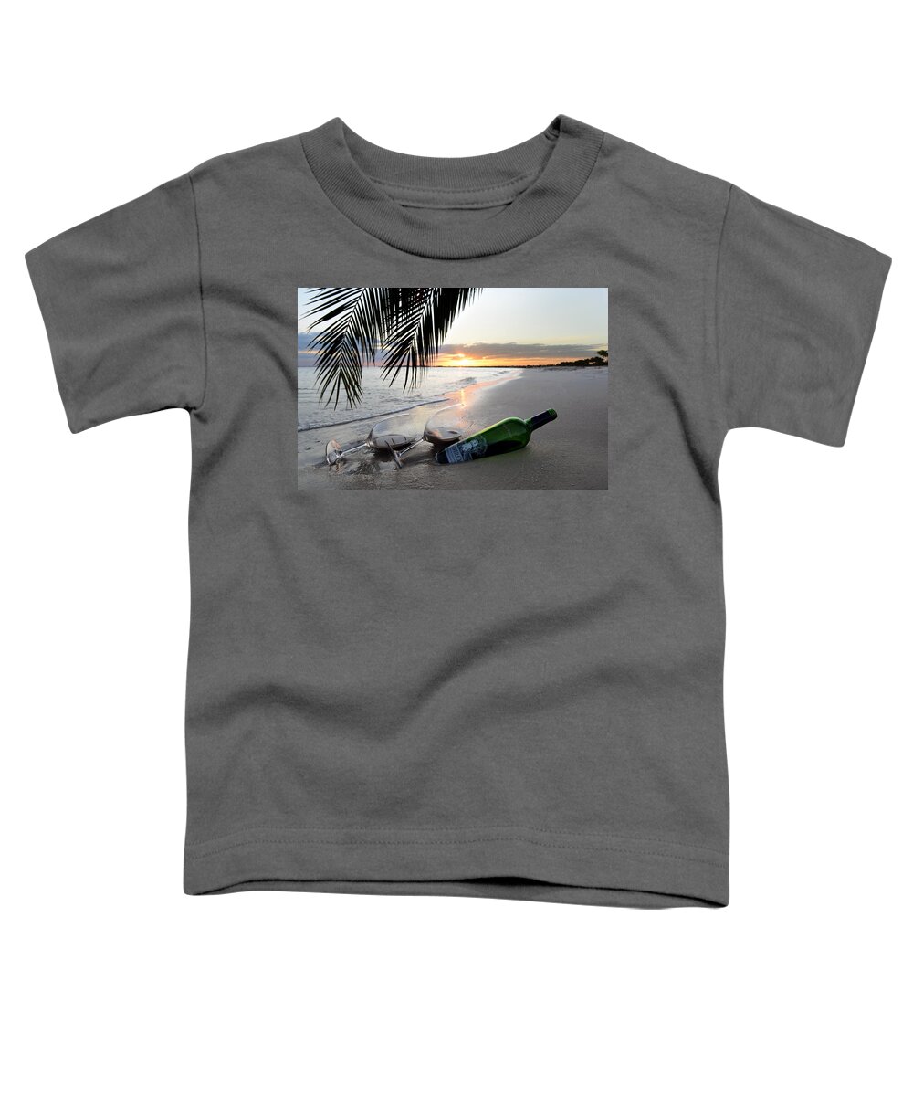 Wine Toddler T-Shirt featuring the photograph Lost in Paradise by Jon Neidert