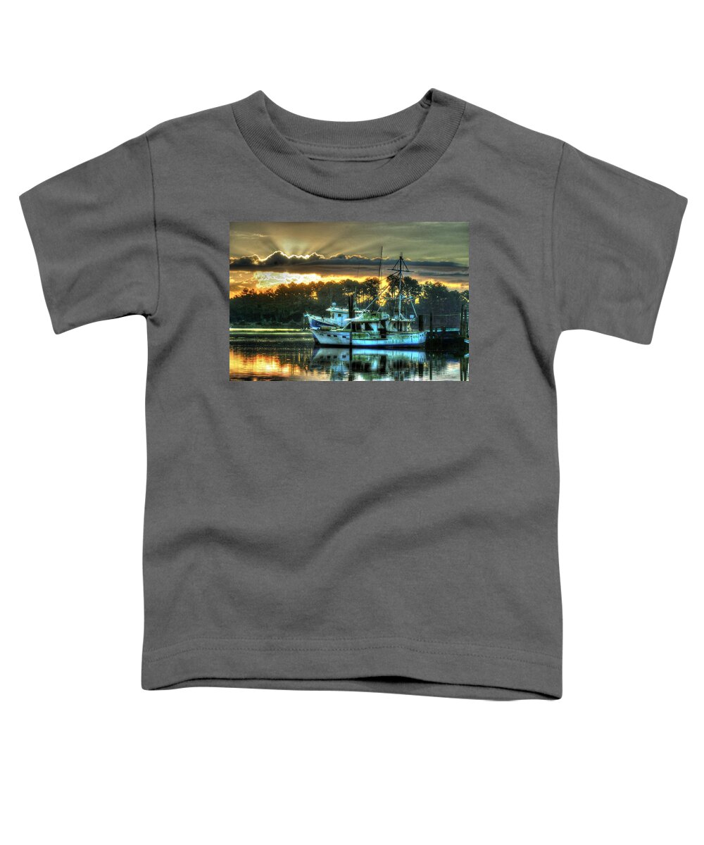 Alabama Toddler T-Shirt featuring the digital art Sunrise at Billy's by Michael Thomas
