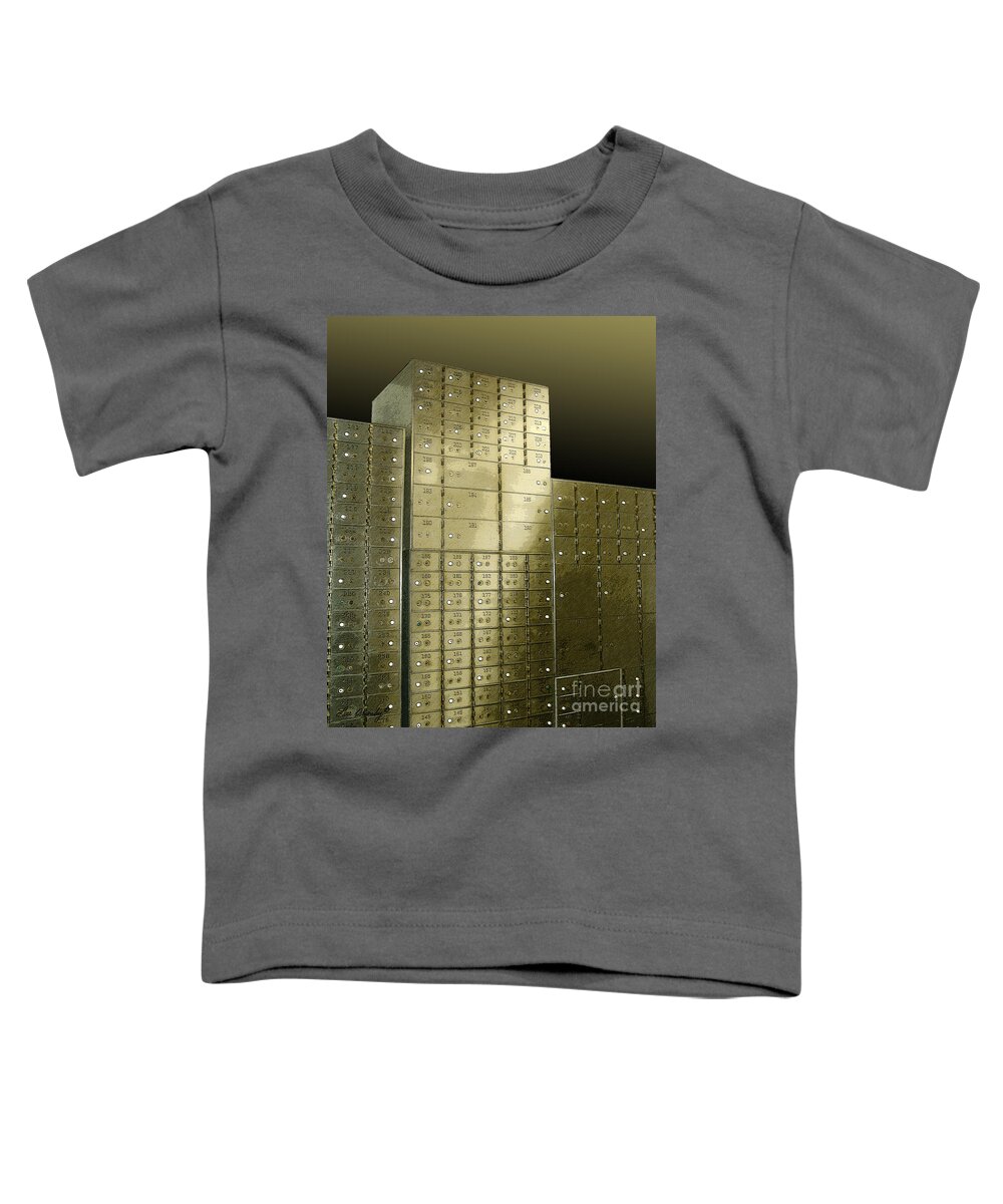 Bank Vault Toddler T-Shirt featuring the photograph Sunrise at the Vault by Lee Owenby