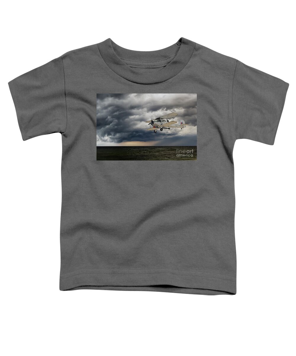 Fairey Toddler T-Shirt featuring the digital art Swordfish by Airpower Art