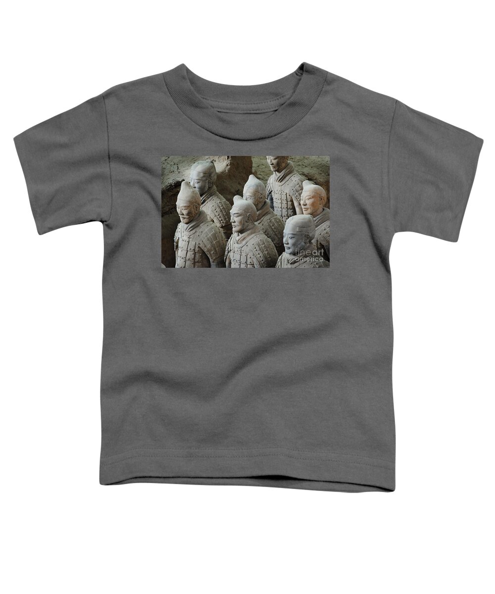 Archeology Toddler T-Shirt featuring the photograph Terracotta Warriors, China by John Shaw