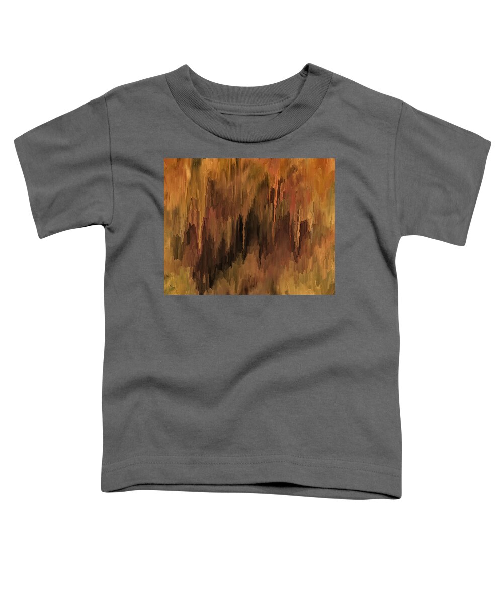 Abstract Toddler T-Shirt featuring the painting The Cave by Michael Pickett