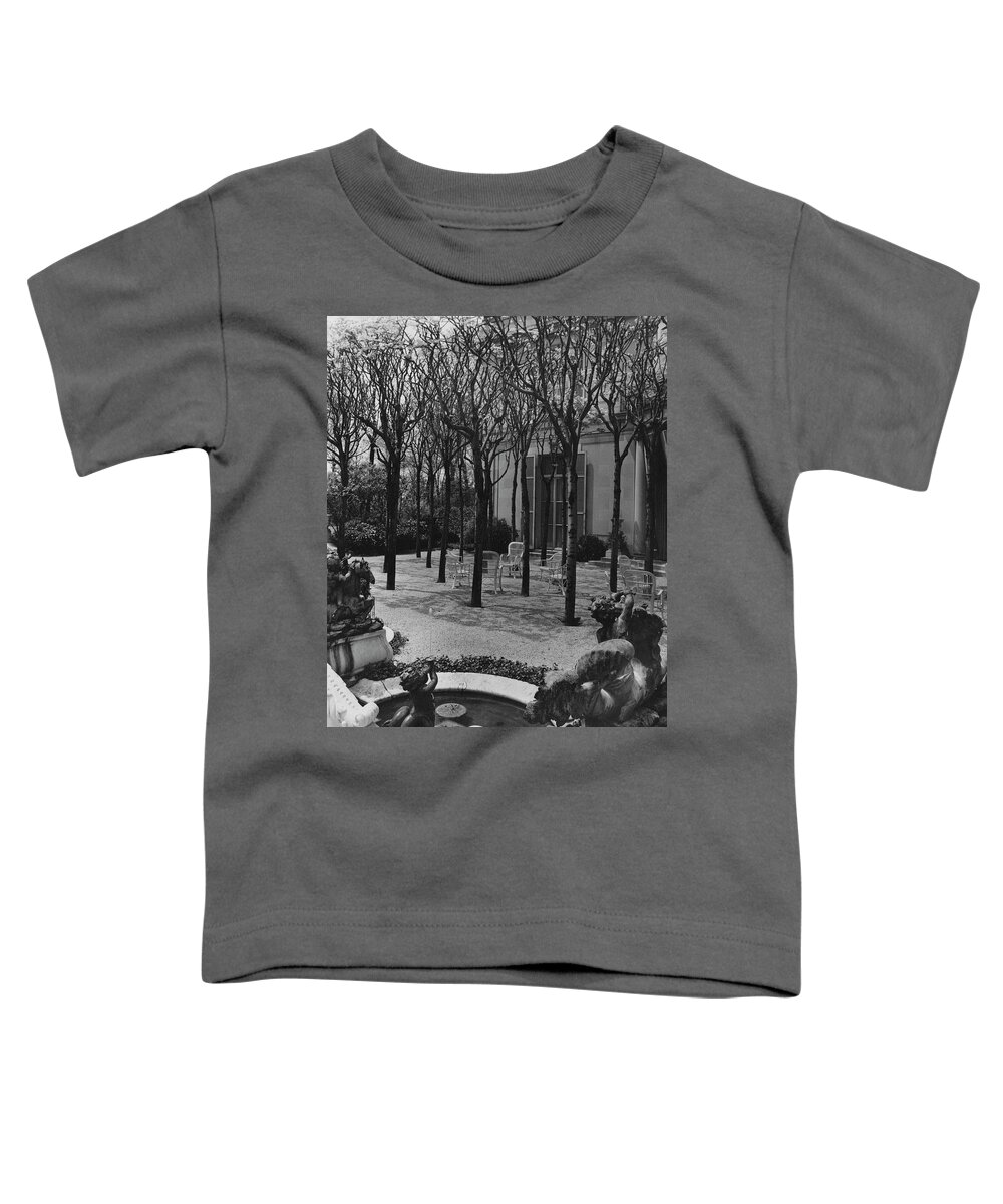 Exterior Toddler T-Shirt featuring the photograph The Garden Of A Home In Meridian Hill by Carola Rust
