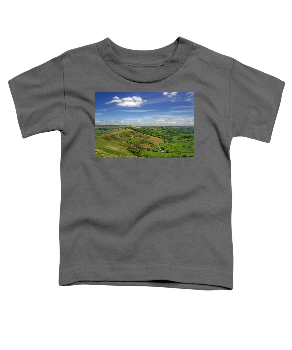 Britain Toddler T-Shirt featuring the photograph The Great Ridge and the Hope Valley by Rod Johnson