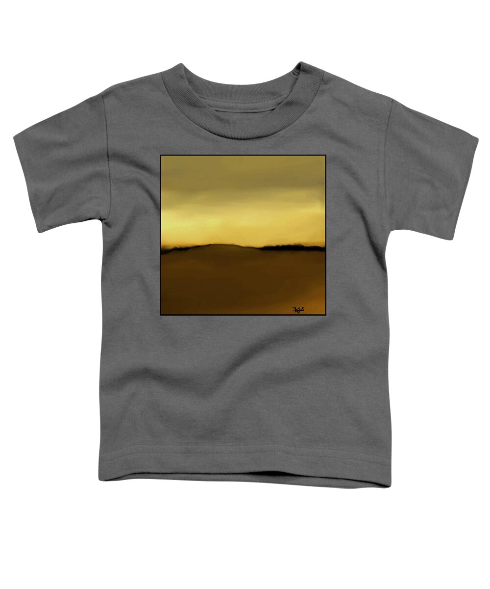 Fineartamerica.com Toddler T-Shirt featuring the painting The Hill  A 14 by Diane Strain