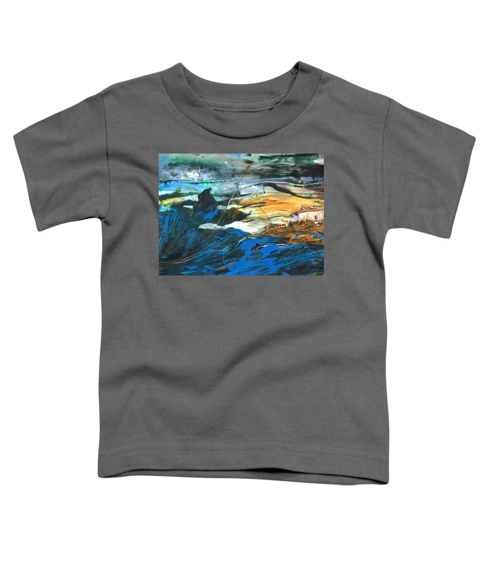 Fantasy Toddler T-Shirt featuring the painting The Mage by Miki De Goodaboom