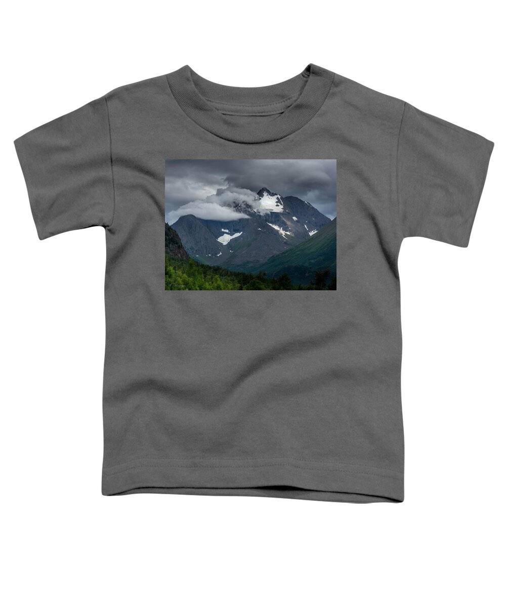 Mountain Toddler T-Shirt featuring the photograph The Mountain by Andrew Matwijec