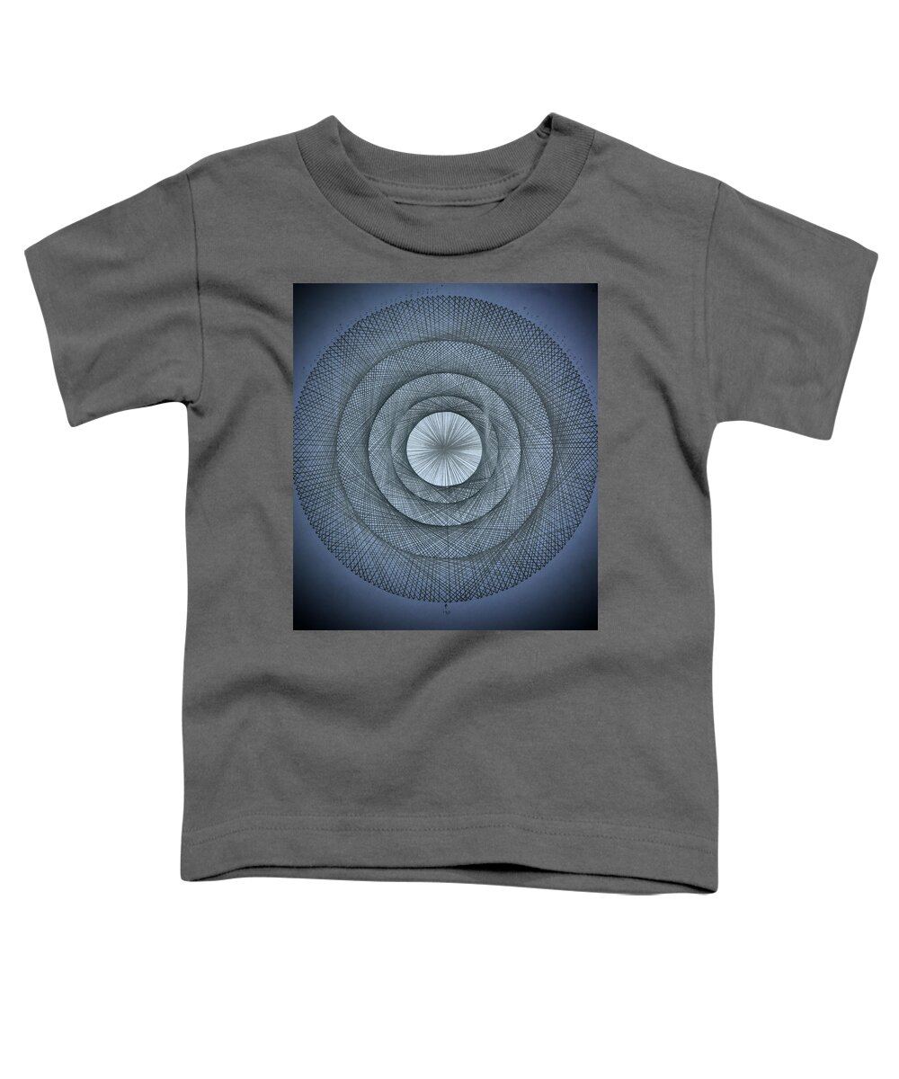 Pi Toddler T-Shirt featuring the drawing The Power of Pi by Jason Padgett