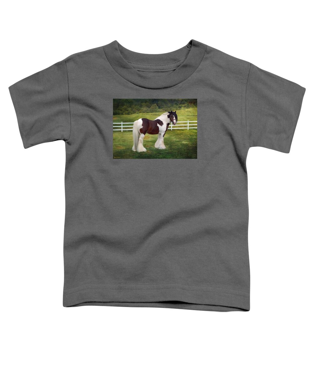 Gypsy Toddler T-Shirt featuring the photograph The Rock by Fran J Scott