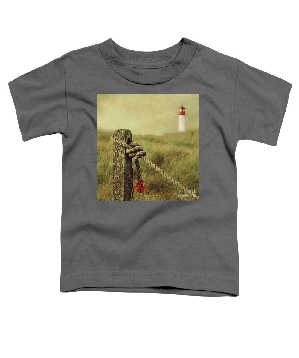 Lighthouse Toddler T-Shirt featuring the photograph To The Lighthouse by Hannes Cmarits