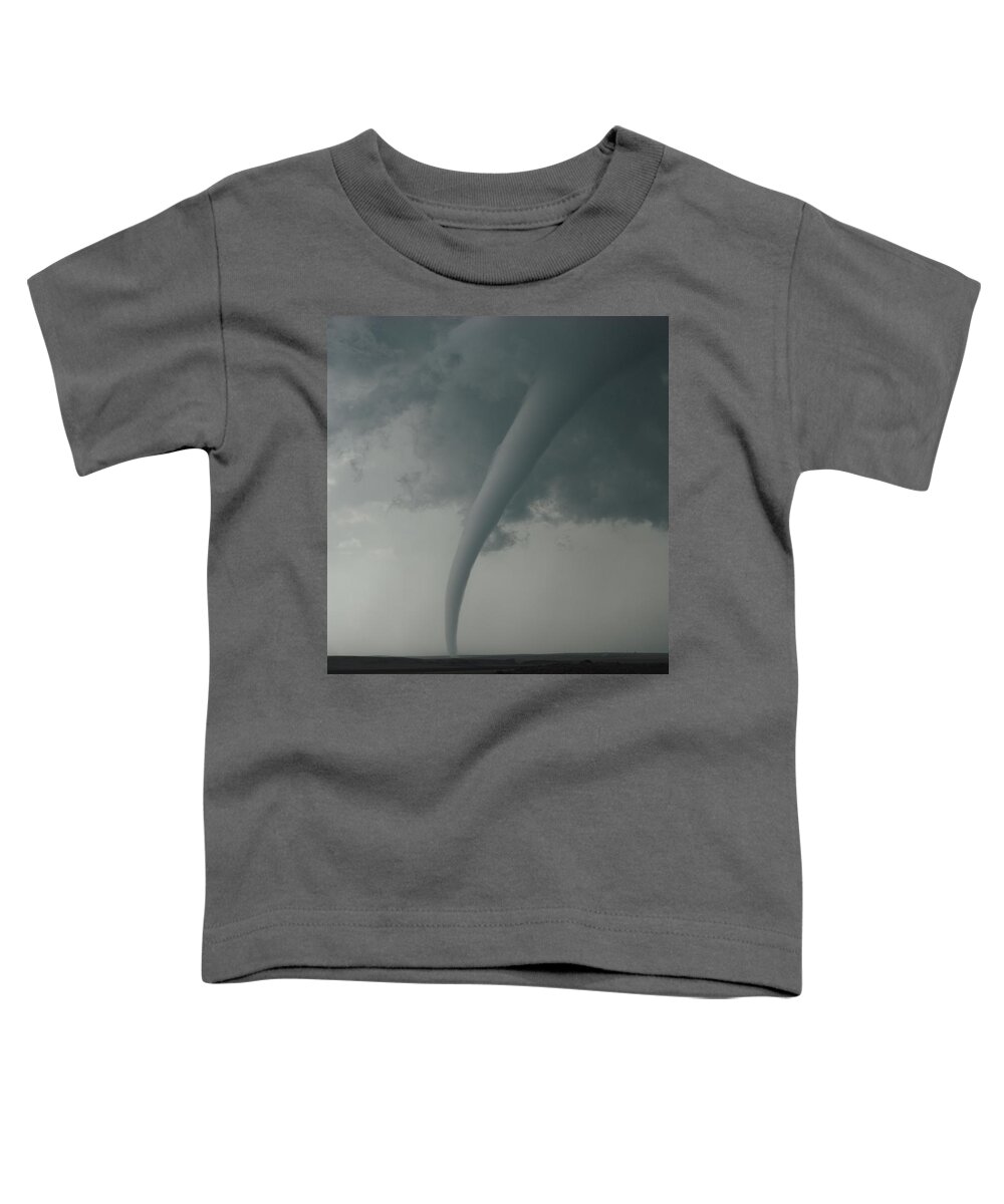 Tornado Toddler T-Shirt featuring the photograph Tornado Country by Ed Sweeney