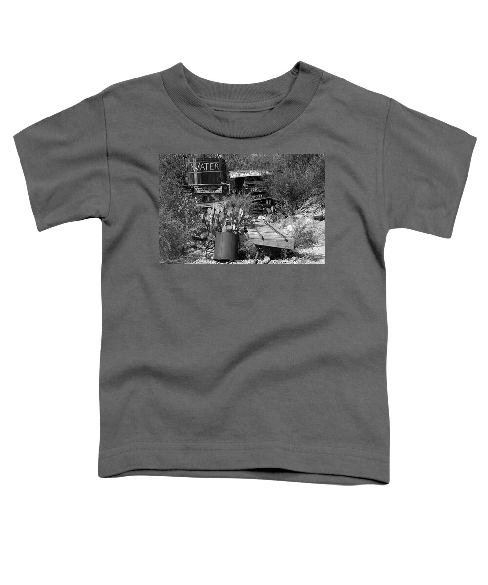 Tortilla Flats Toddler T-Shirt featuring the photograph Tortilla Flats Mine by Richard J Cassato