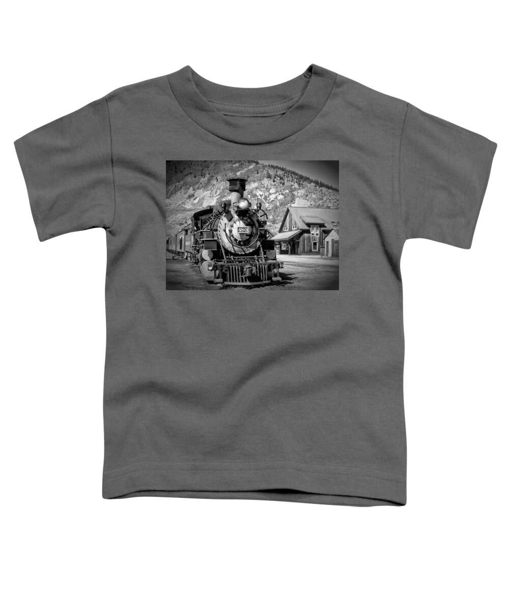Home Toddler T-Shirt featuring the photograph Train 480 by Richard Gehlbach