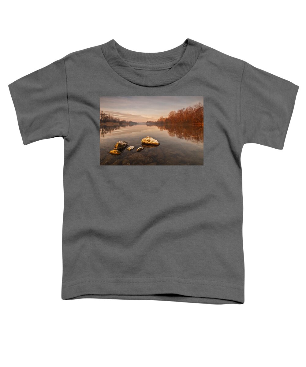 Landscape Toddler T-Shirt featuring the photograph Tranquility by Davorin Mance