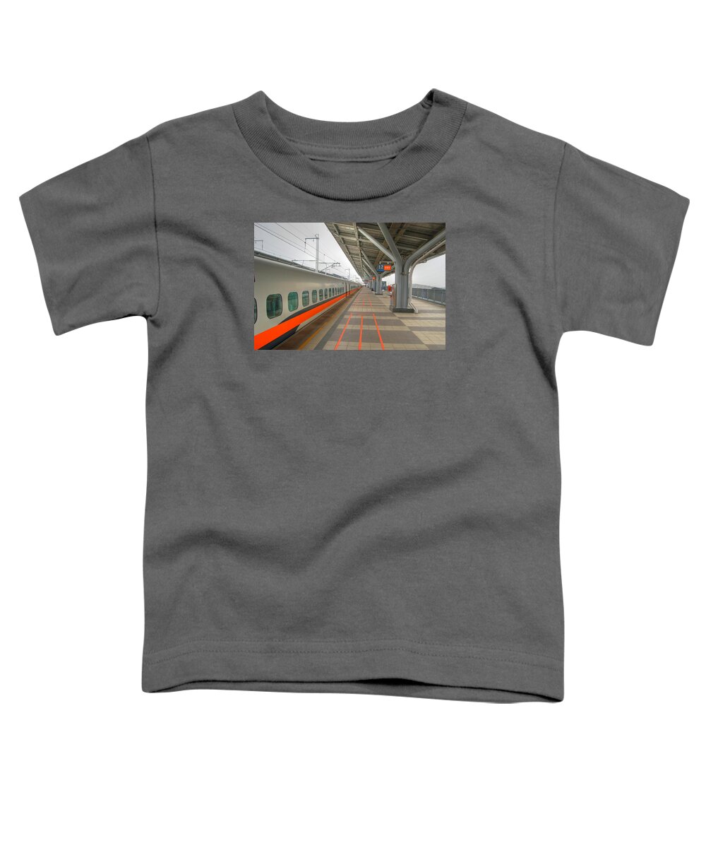 Taiwan Toddler T-Shirt featuring the photograph TW Bullet Train 2 by Bill Hamilton