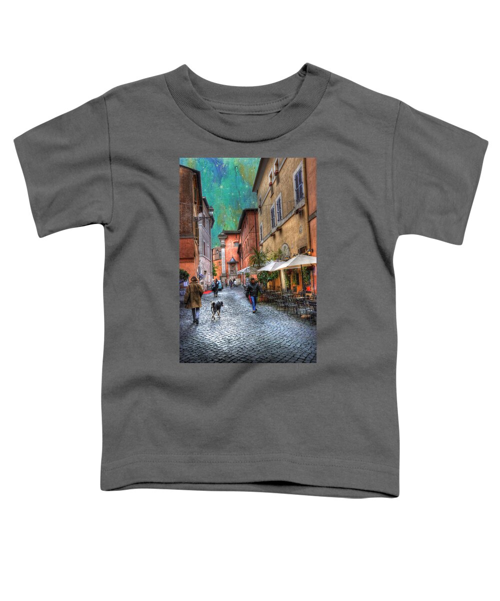 Ancient Toddler T-Shirt featuring the photograph Una Notta a Roma by Juli Scalzi