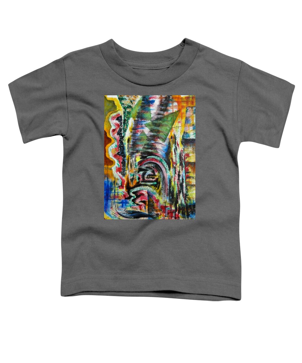 Art Toddler T-Shirt featuring the painting Miracle by Tamal Sen Sharma