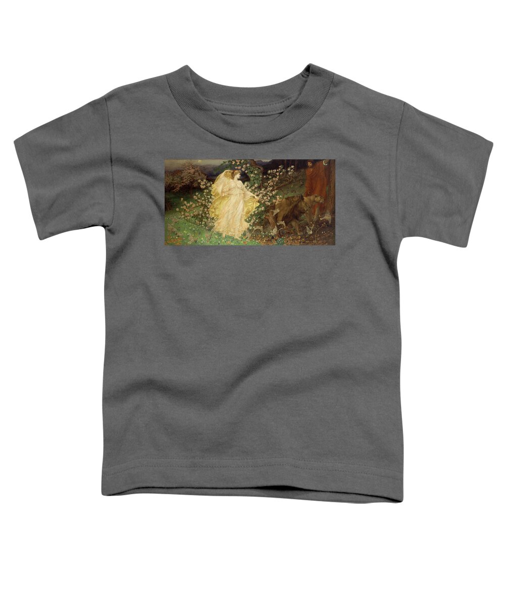 William Blake Richmond Toddler T-Shirt featuring the painting Venus and Anchises by William Blake Richmond