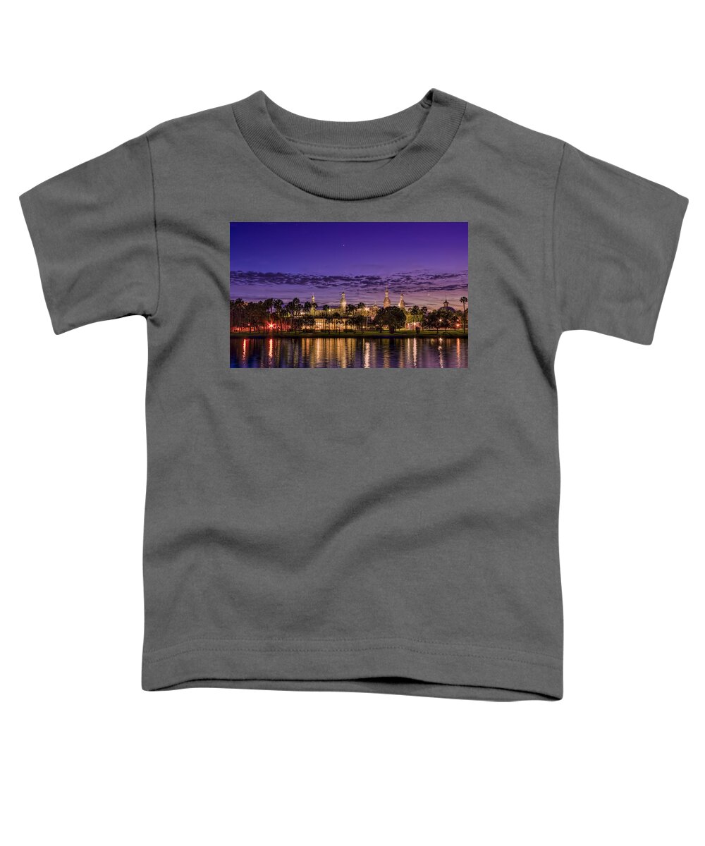 Minarets Toddler T-Shirt featuring the photograph Venus Over the Minarets by Marvin Spates