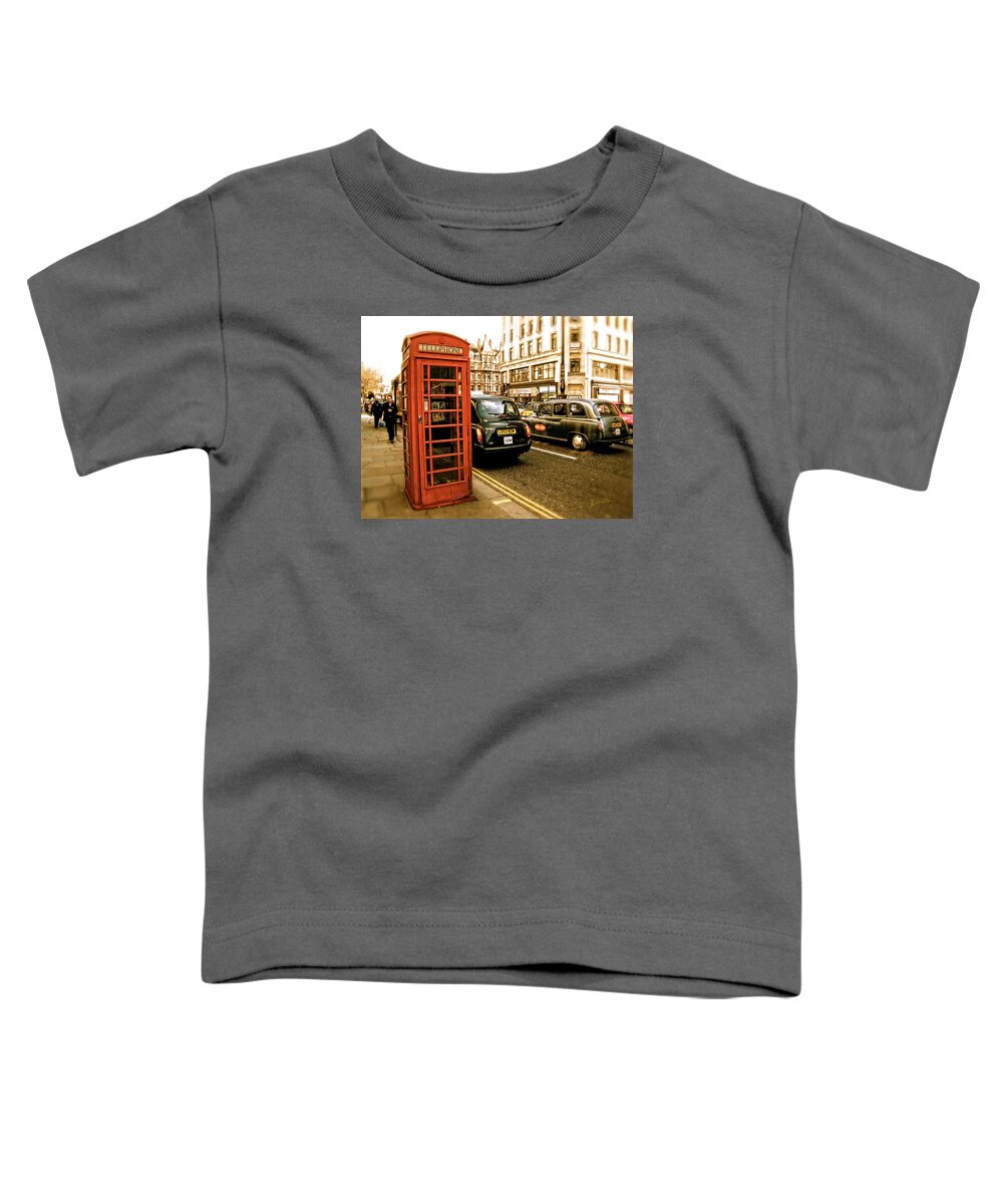 Telephone Booth Toddler T-Shirt featuring the photograph Vestigial by Madeline Ellis
