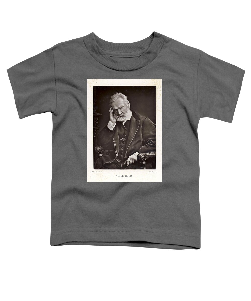 Victor Hugo Toddler T-Shirt featuring the photograph Victor Hugo by Mary Evans