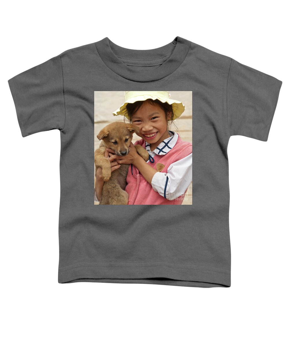 Vietnam Toddler T-Shirt featuring the photograph Vietnamese Girl 02 by Rick Piper Photography