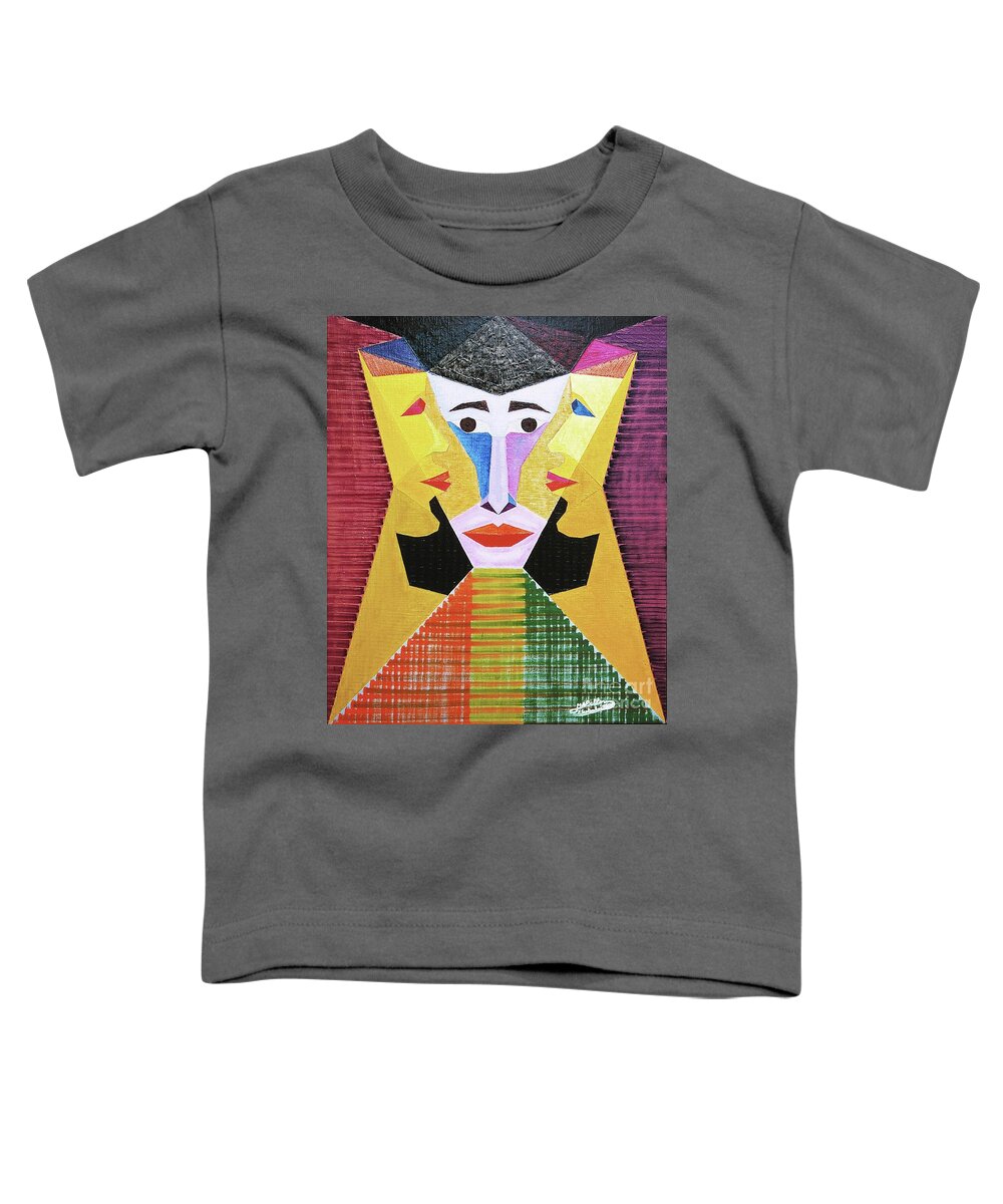 Spirituality Toddler T-Shirt featuring the painting Volonte by Michael Bellon