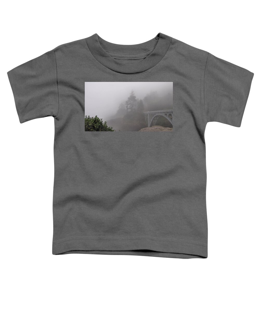 Fog Toddler T-Shirt featuring the photograph Waiting by KATIE Vigil