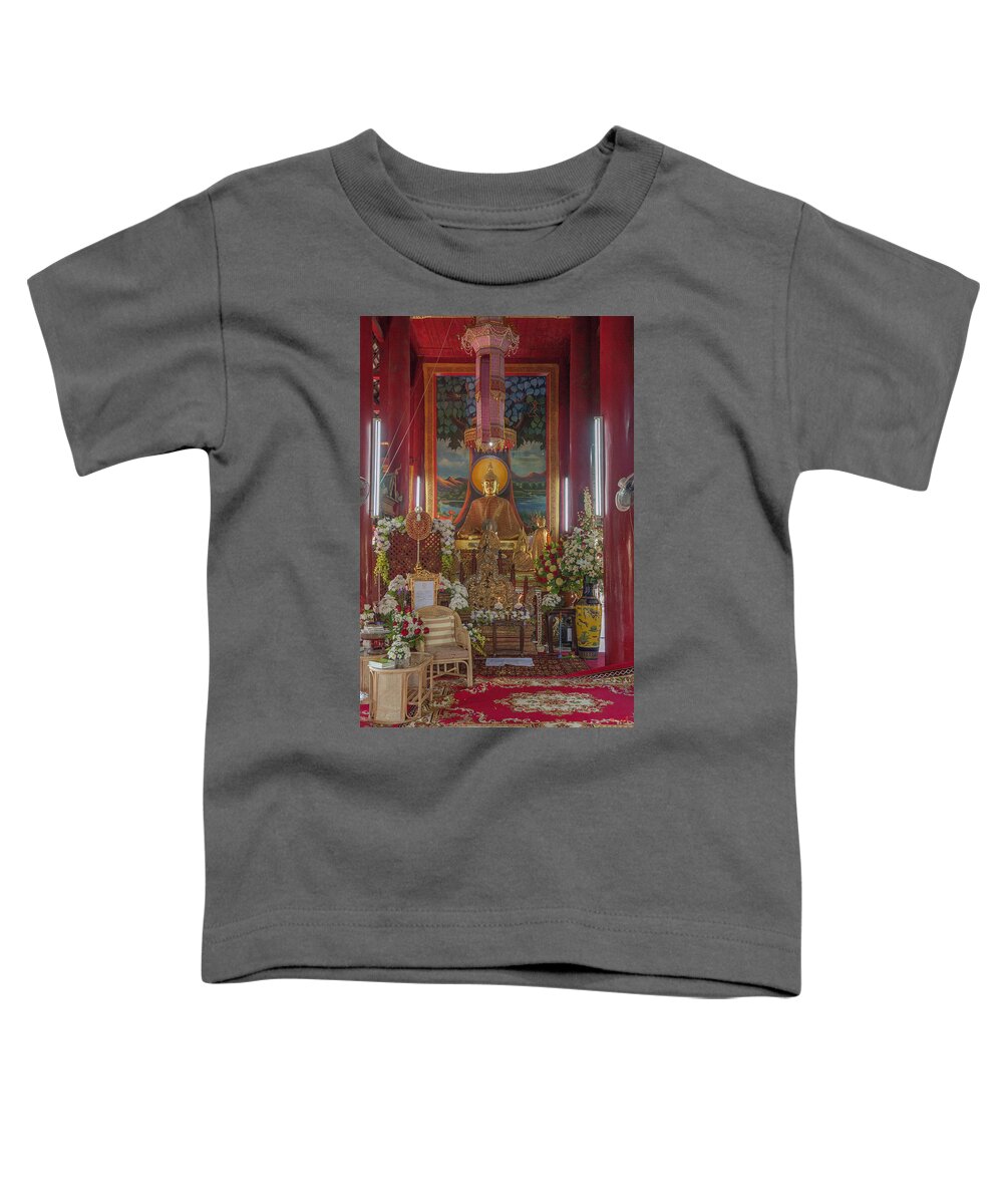 Scenic Toddler T-Shirt featuring the photograph Wat Chedi Liem Phra Wihan Buddha Image DTHCM0827 by Gerry Gantt