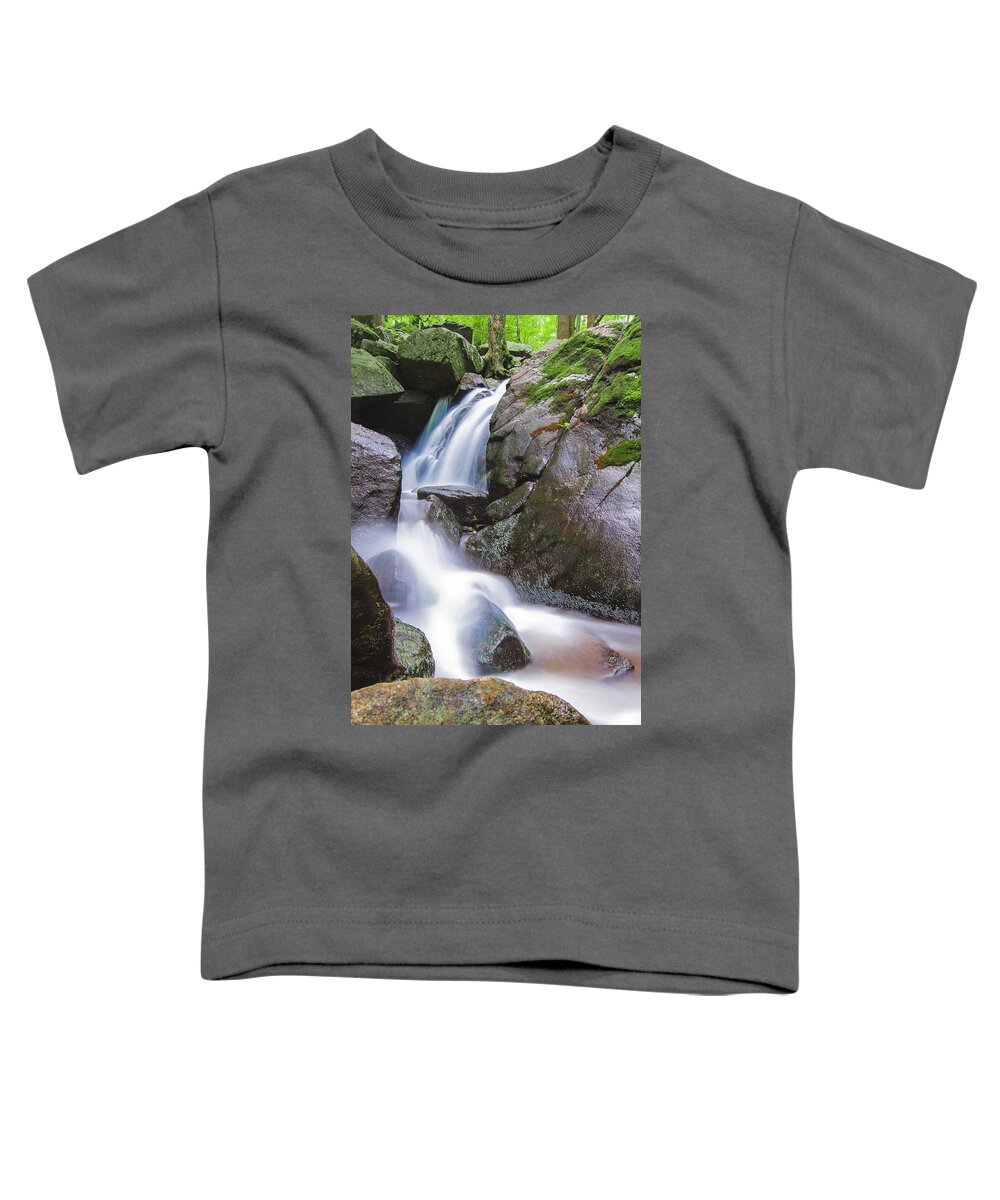Landscape Toddler T-Shirt featuring the photograph Waterfall by Eduard Moldoveanu