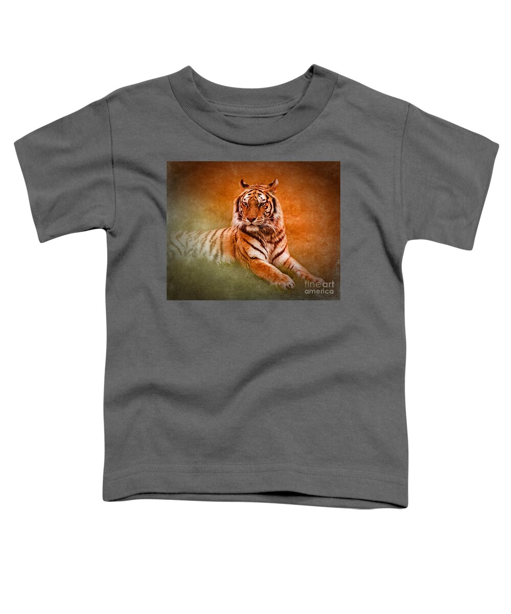 Bengal Tiger Toddler T-Shirt featuring the photograph What's New Pussycat? by Betty LaRue