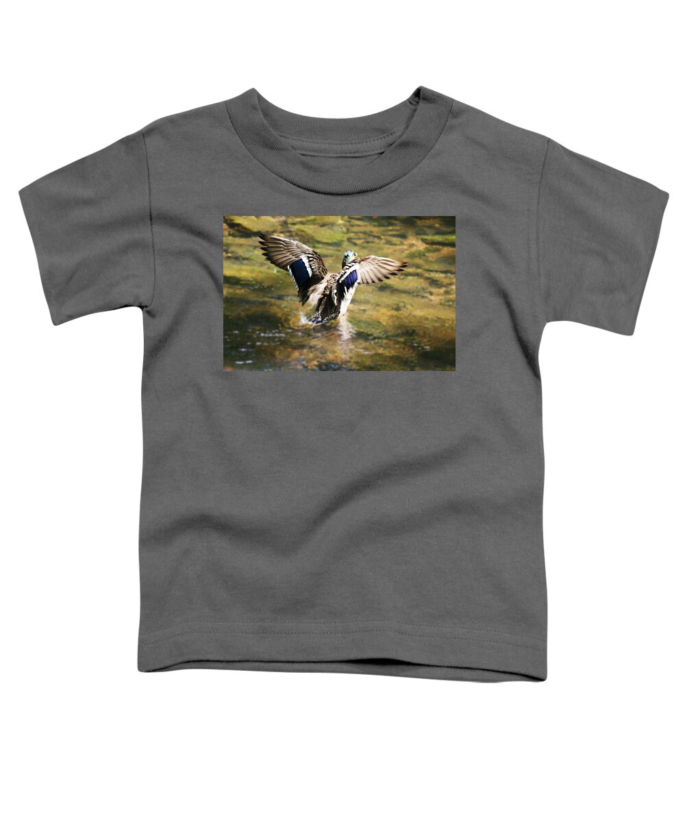 Photo Toddler T-Shirt featuring the photograph Where's The Breaks by M Three Photos
